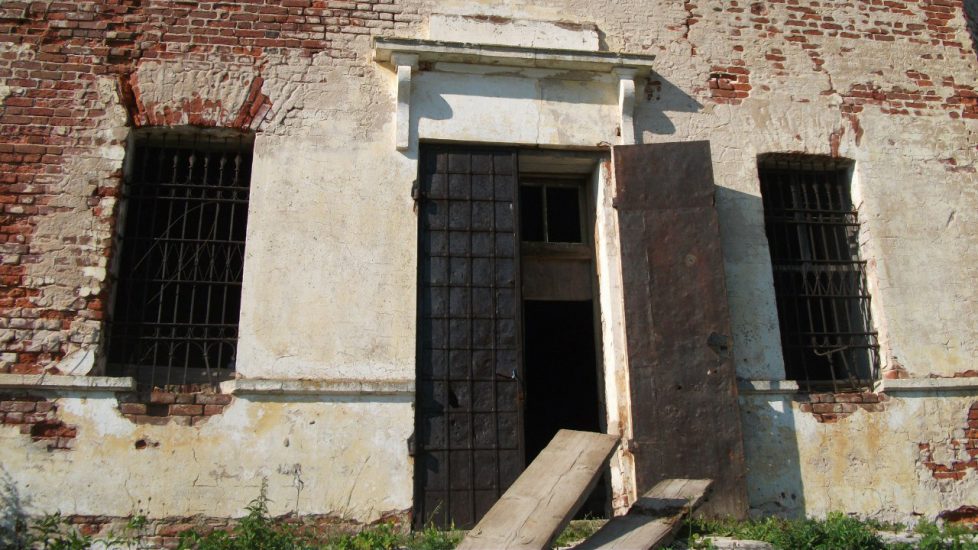 Преображенский храм Сукромля до восстановления